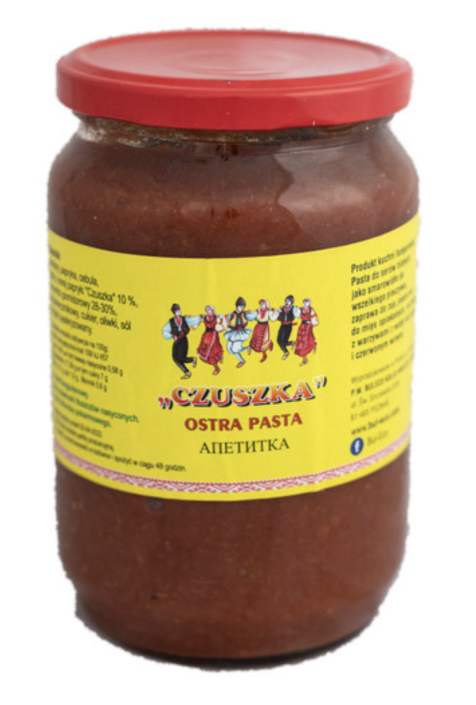 Pasta paprykowa „Czuszka” 680g